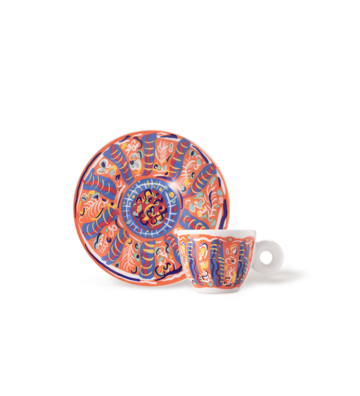 SET OF 4 ESPRESSO CUPS - SOL CALERO ART COLLECTION