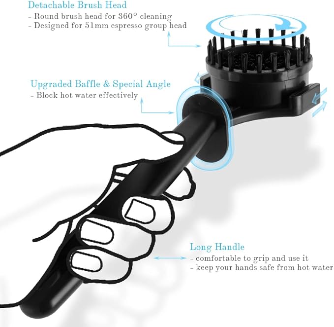 Group Head Brush FEEPIE 58mm