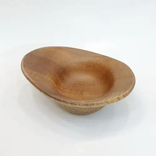 Acacia wood bowl 13.8cm