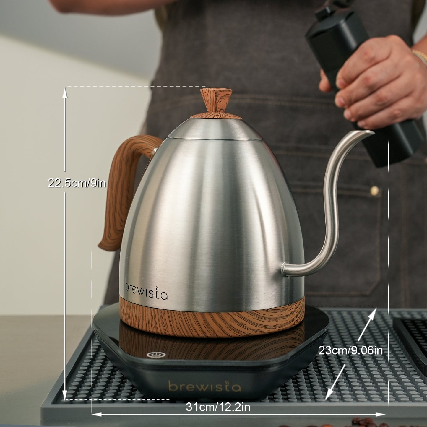 New Brewista Artisan Gooseneck Kettle , 600ml