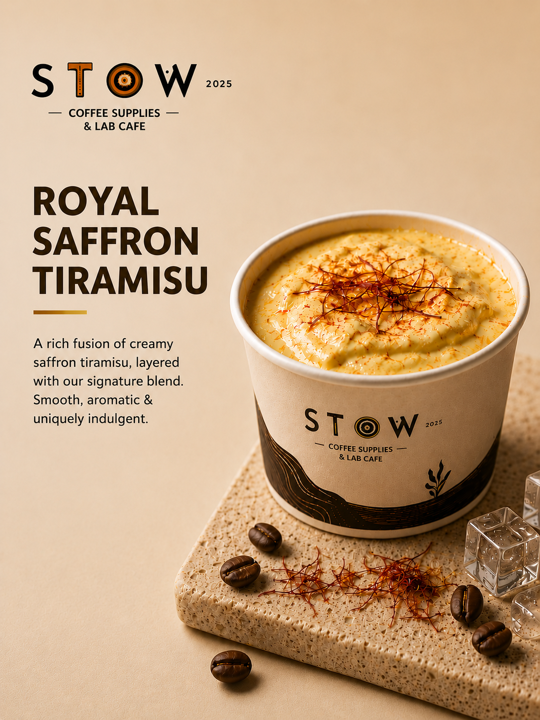 ROYAL SAFFRON TIRAMISU