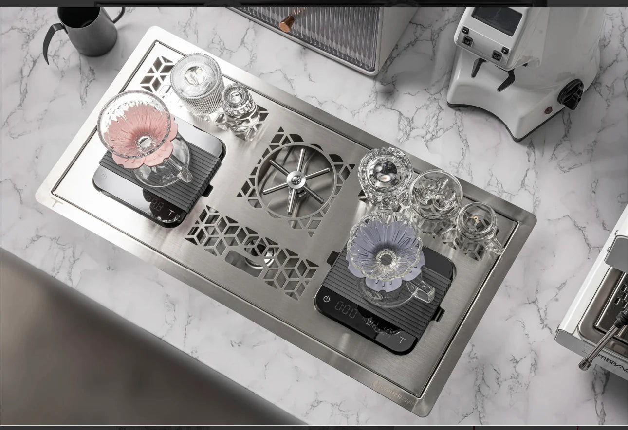Rinser Twin Drip Station for Acaia Pearl Scale - Tache