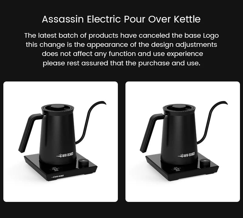 MHW - Assassin Gooseneck Electric Kettle - Black