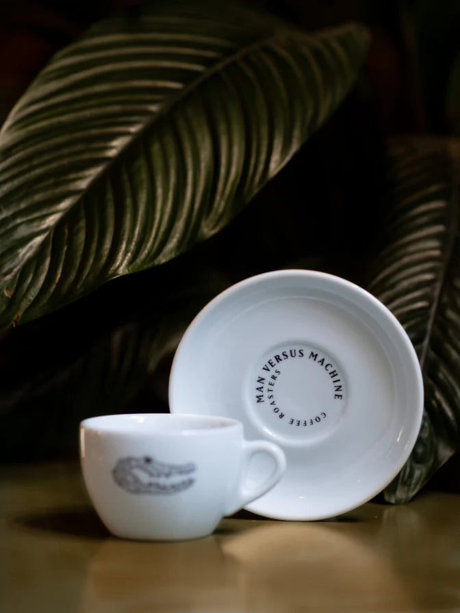MVSM CROCODILE LOGO CAPPUCCINO CUP