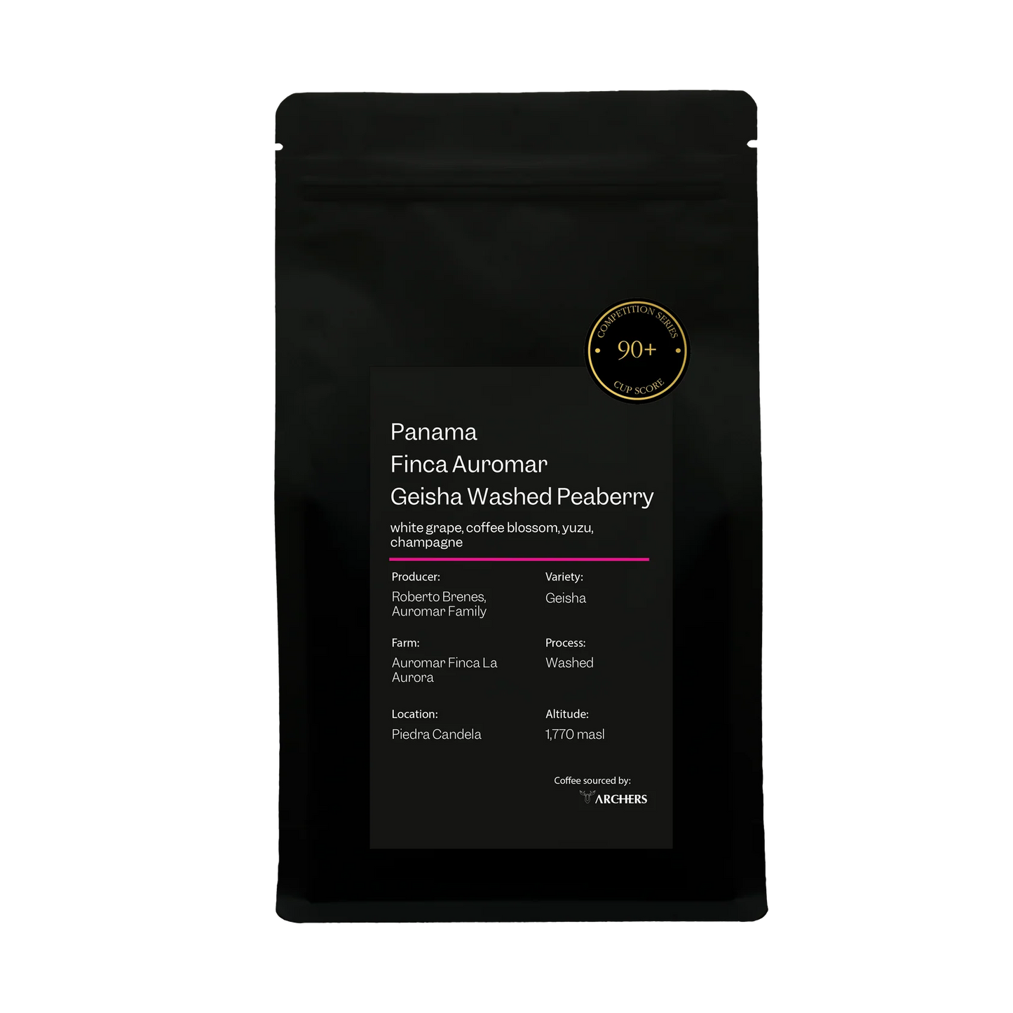Panama - Finca Auromar, Geisha Washed Peaberry - 100G