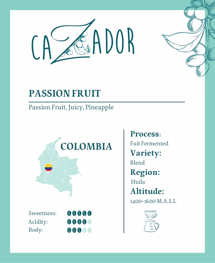 COLOMBIA PASSION FRUIT (200G)