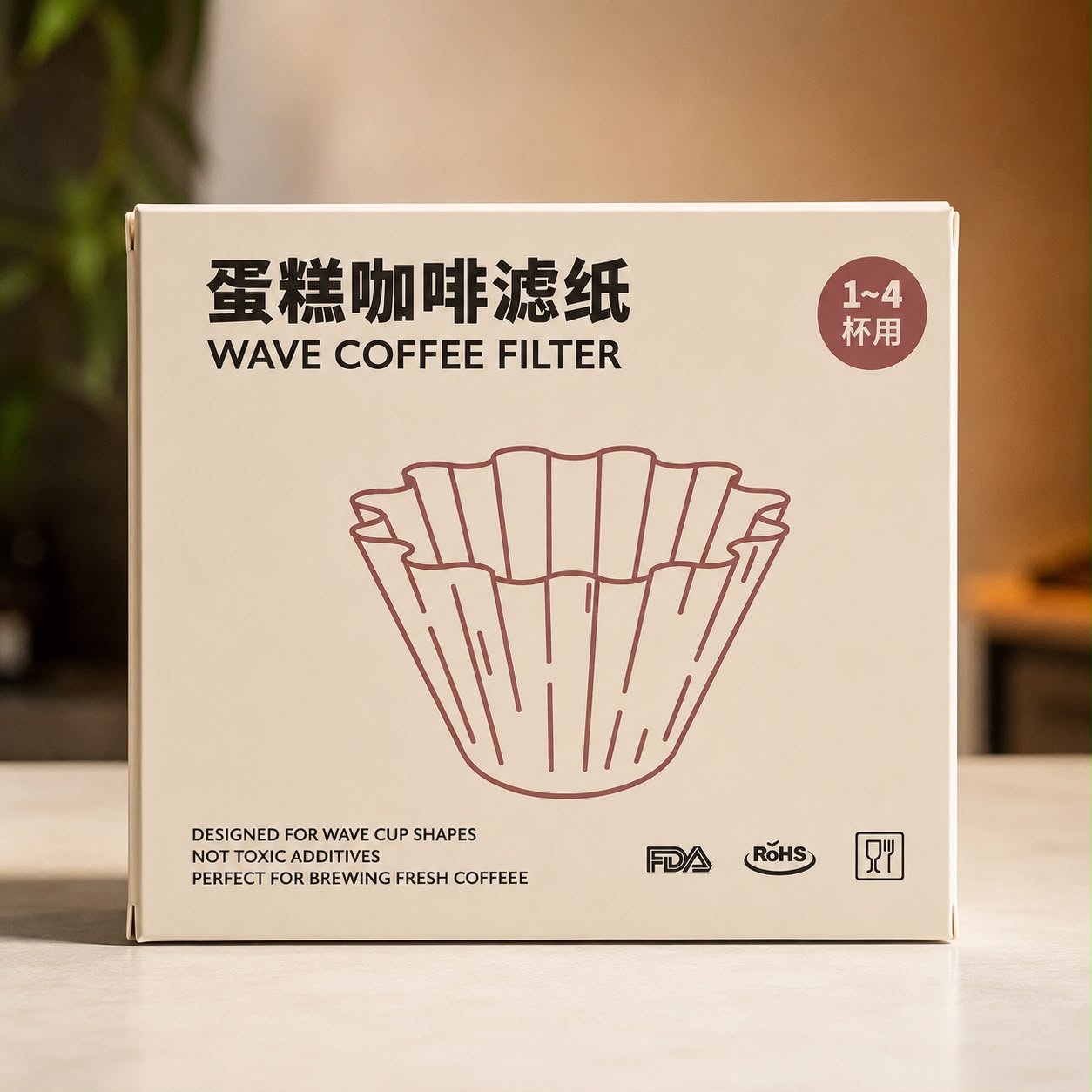 XBLOOM WAVE 155 - (50PCS) Coffee Filters/ Fits Xbloom