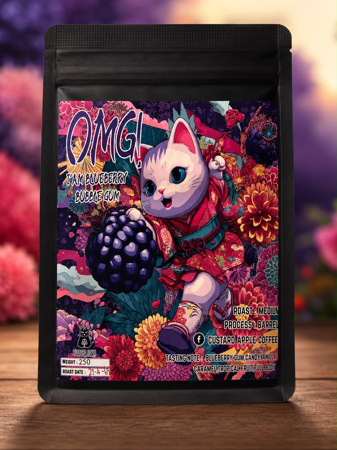 Custard | OMG Blueberry V3 250G