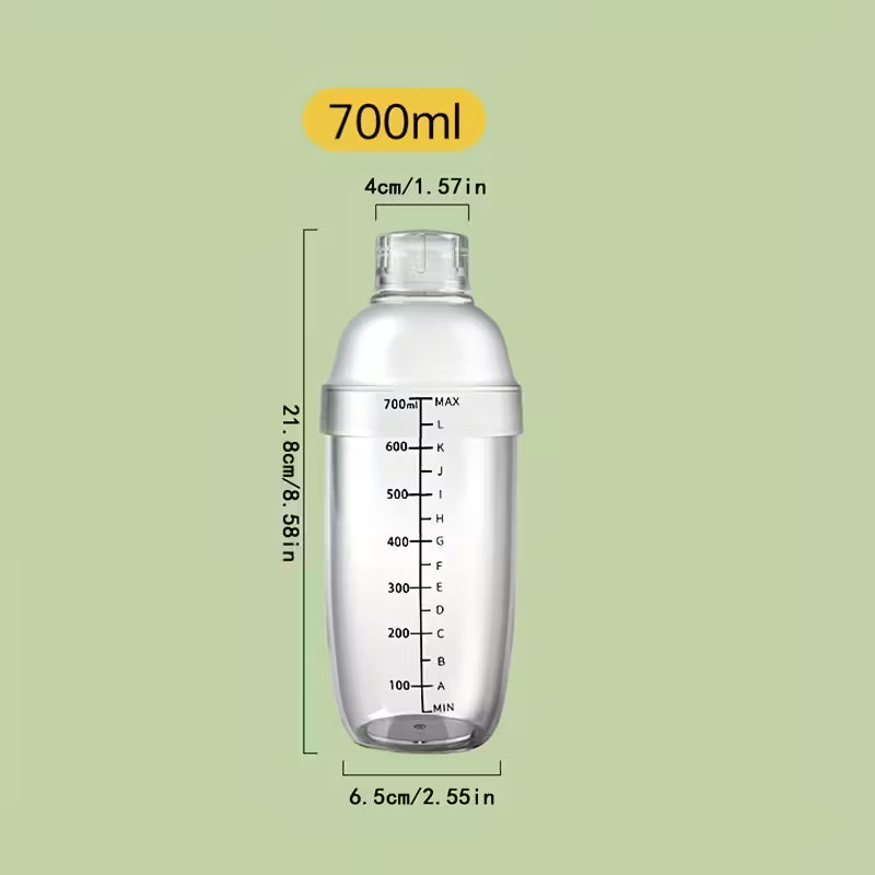 COCKTAIL SHAKER PLASTIC 700ML