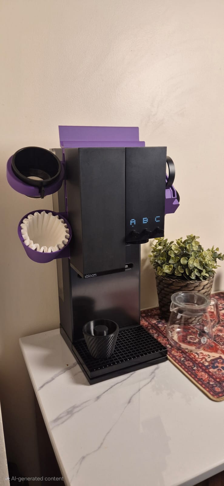 أربع قطع ملحقات مع القاعده - BloomStation |نظام الترتيب الجانبي لـ xBloom