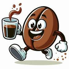 مجسم قهوة خشبي