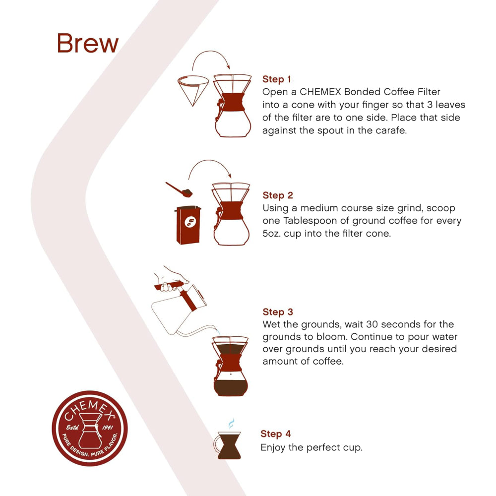 Chemex Classic Series Coffee Maker 3 cup