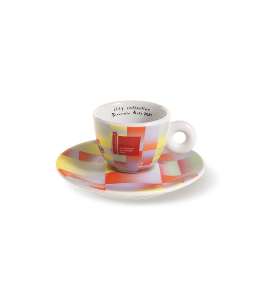 illy espresso cup (w saucer)  1pc