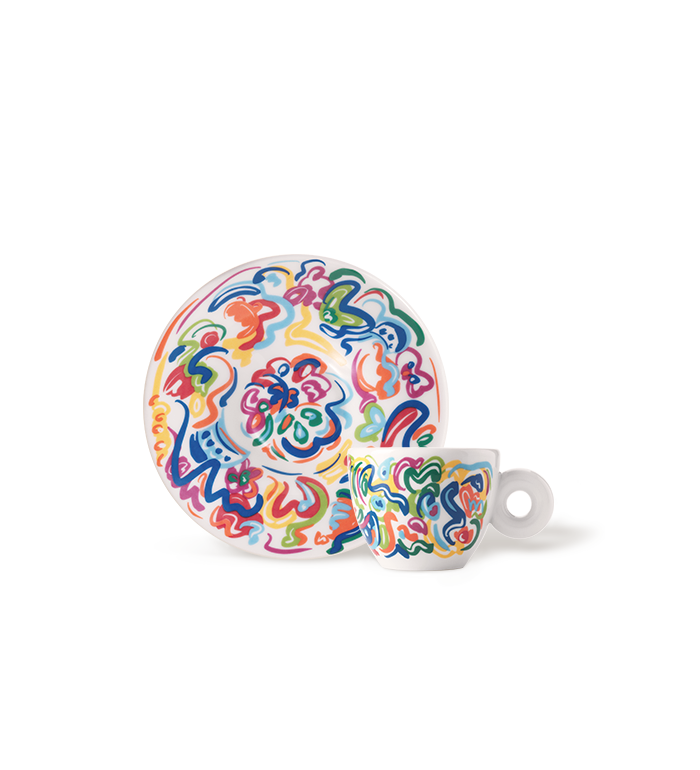 SET OF 4 ESPRESSO CUPS - SOL CALERO ART COLLECTION