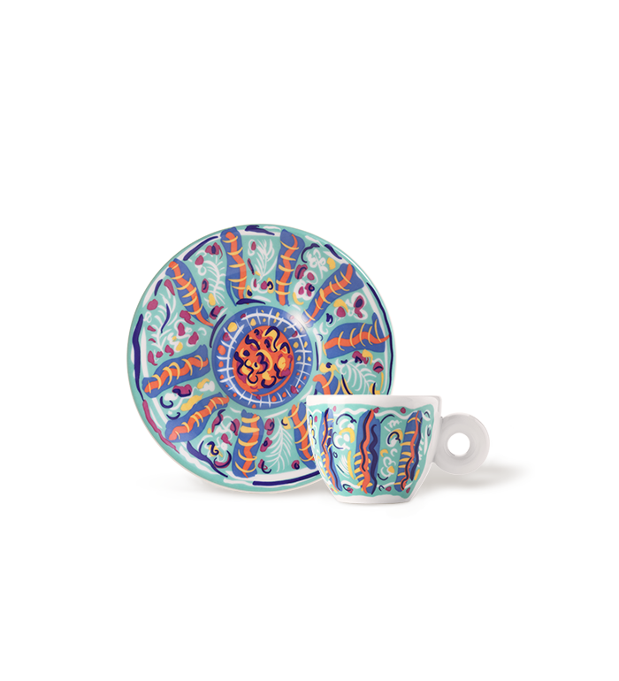 SET OF 4 ESPRESSO CUPS - SOL CALERO ART COLLECTION