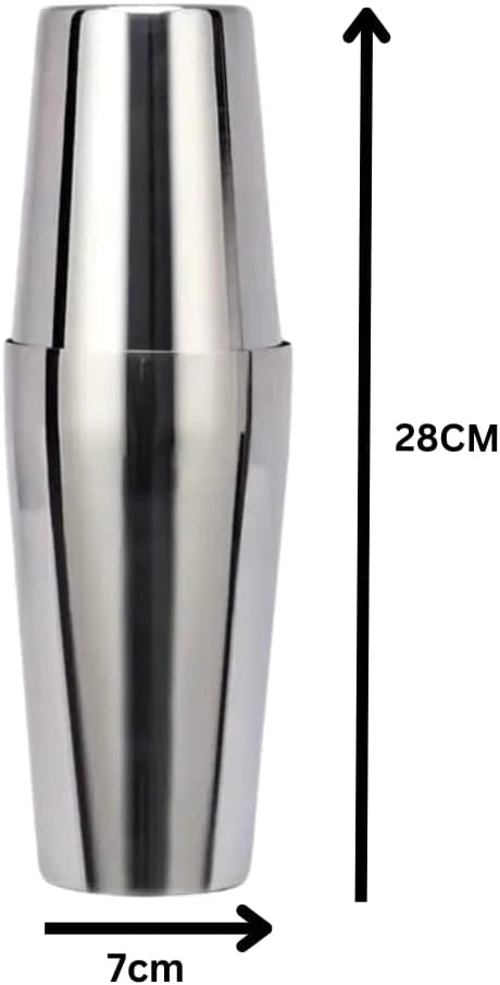 Stainless Steel Boston Cocktail Shaker 750ml