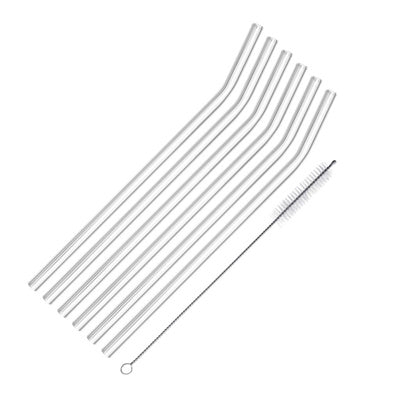 GLASS 6 STRAW Drinking