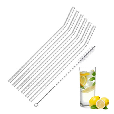 GLASS 6 STRAW Drinking