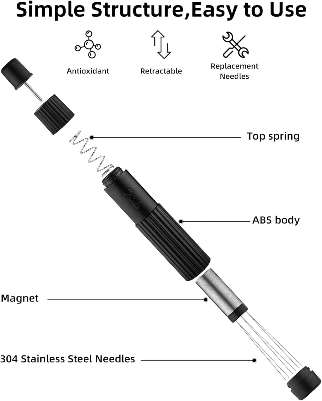 Flick WDT Tool with Stand black