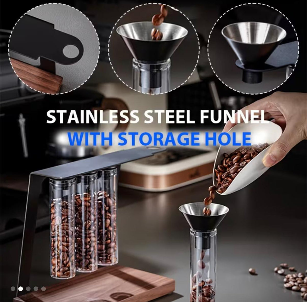 Magnetic Coffee Foil Storage