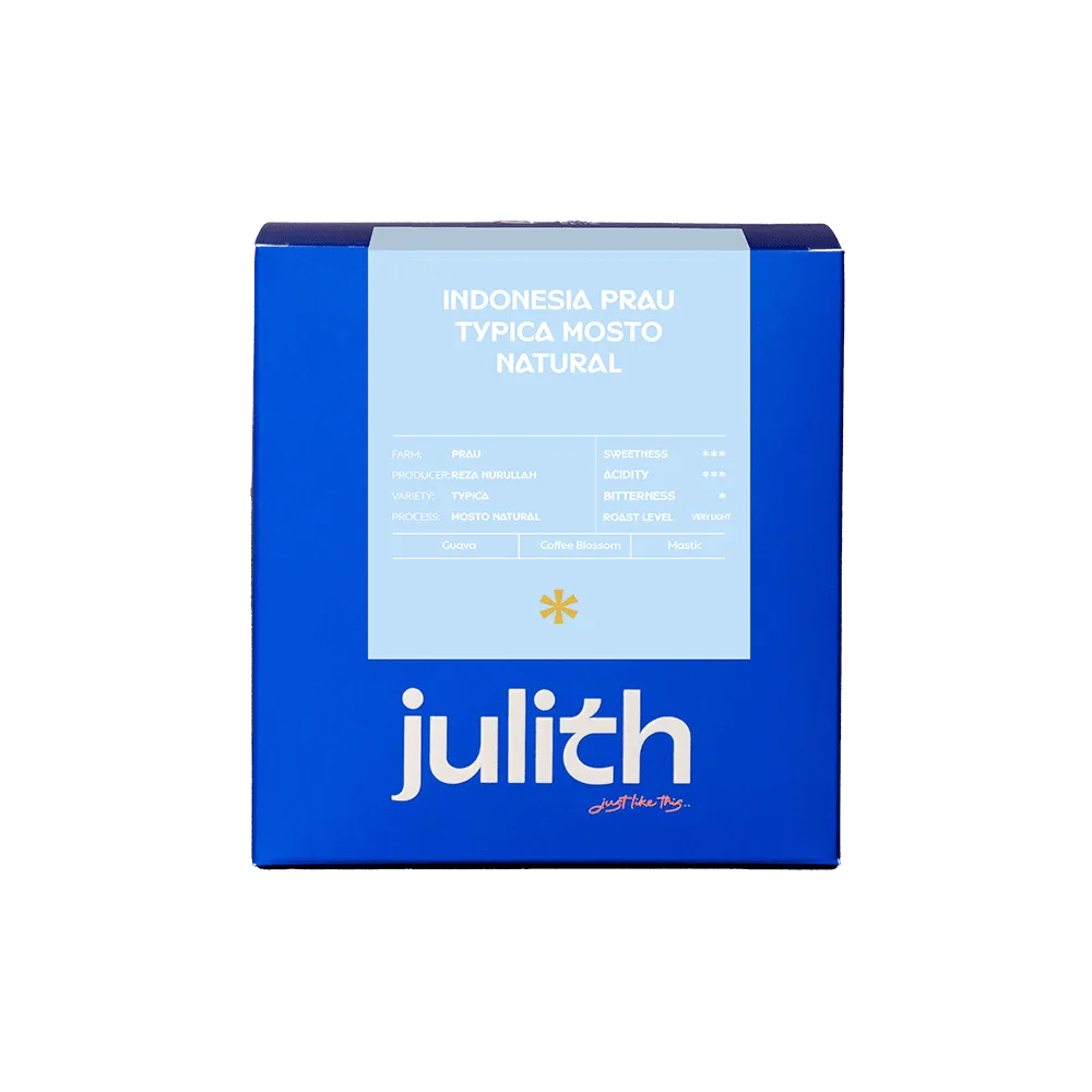 INDONESIA PRAU TYPICA MOSTO NATURAL DRIP COFFEE( 8 Pouches)