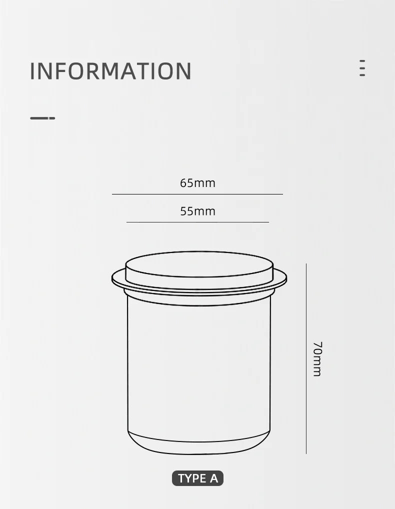 MHW-3BOMBER - Coffee Dosing Cup - 58mm / 150ml / matte black