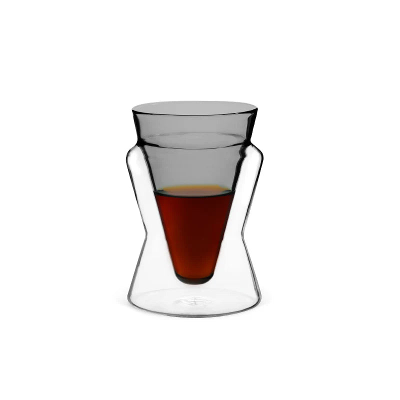 MHW-3BOMBER - Double Wall Series Glass Cup Black