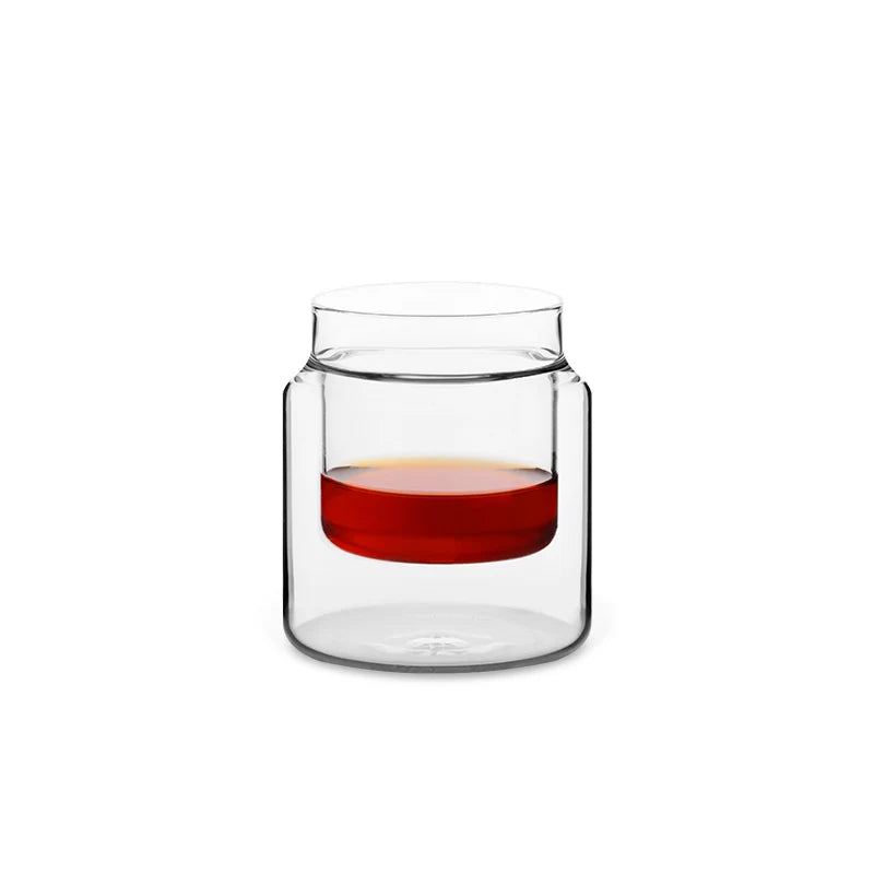 MHW-3BOMBER - Double Wall Series Glass Cup - Transparent