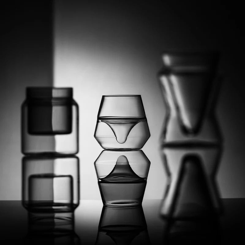 MHW-3BOMBER - Double Wall Series Glass Cup - Transparent