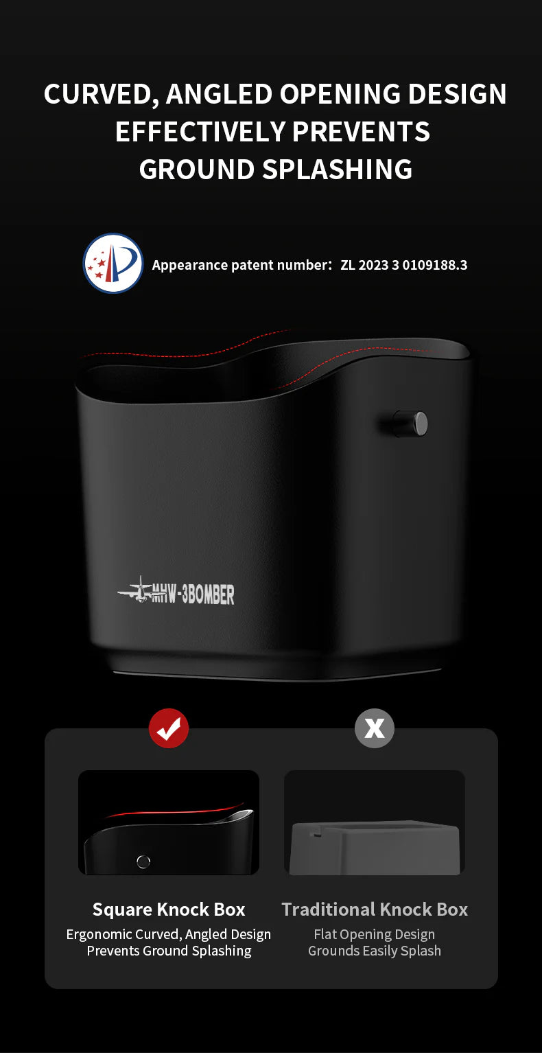 MHW-3BOMBER - Square Knock Box - 1.2L