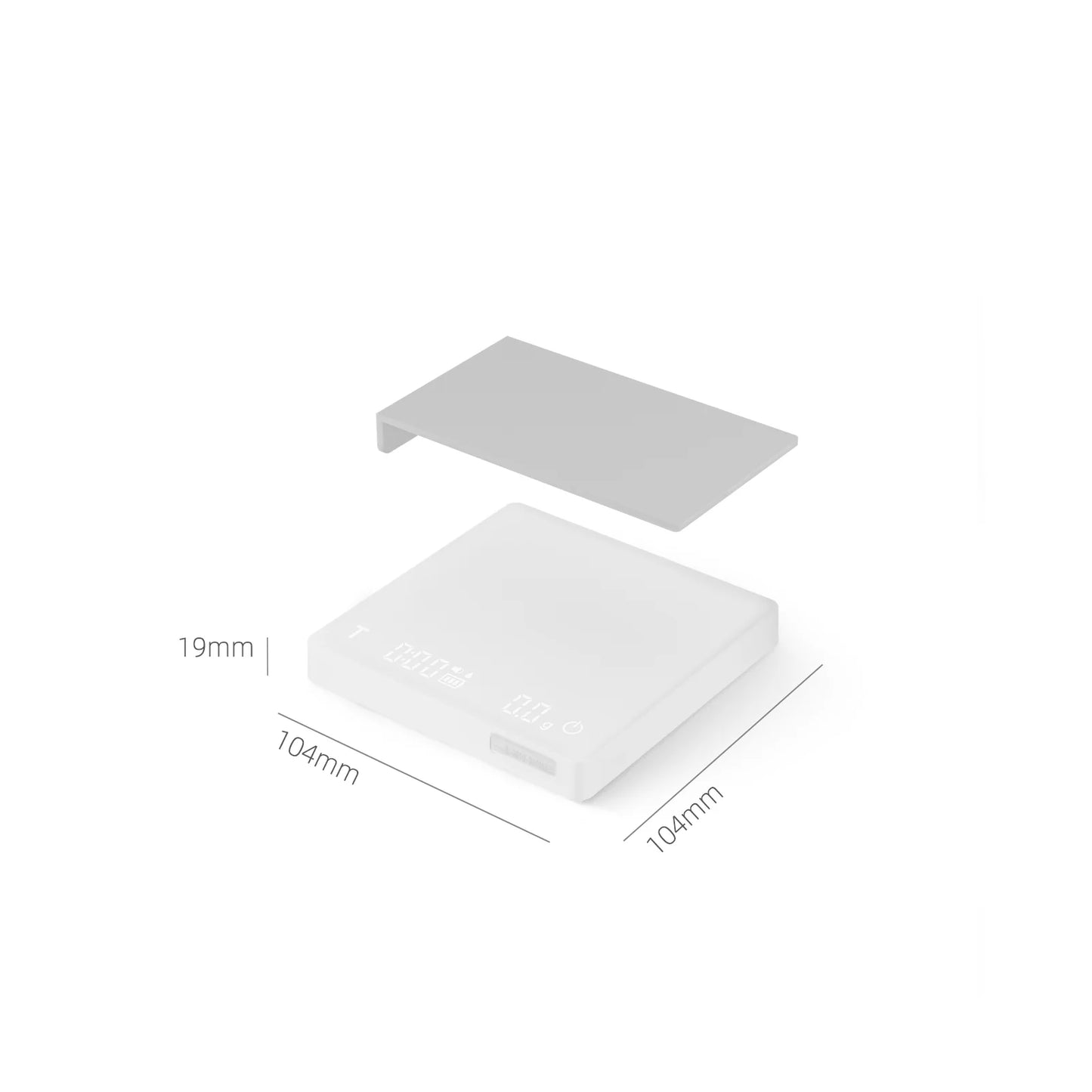 MHW-3BOMBER - Cube Coffee Scale 2.0 Mini