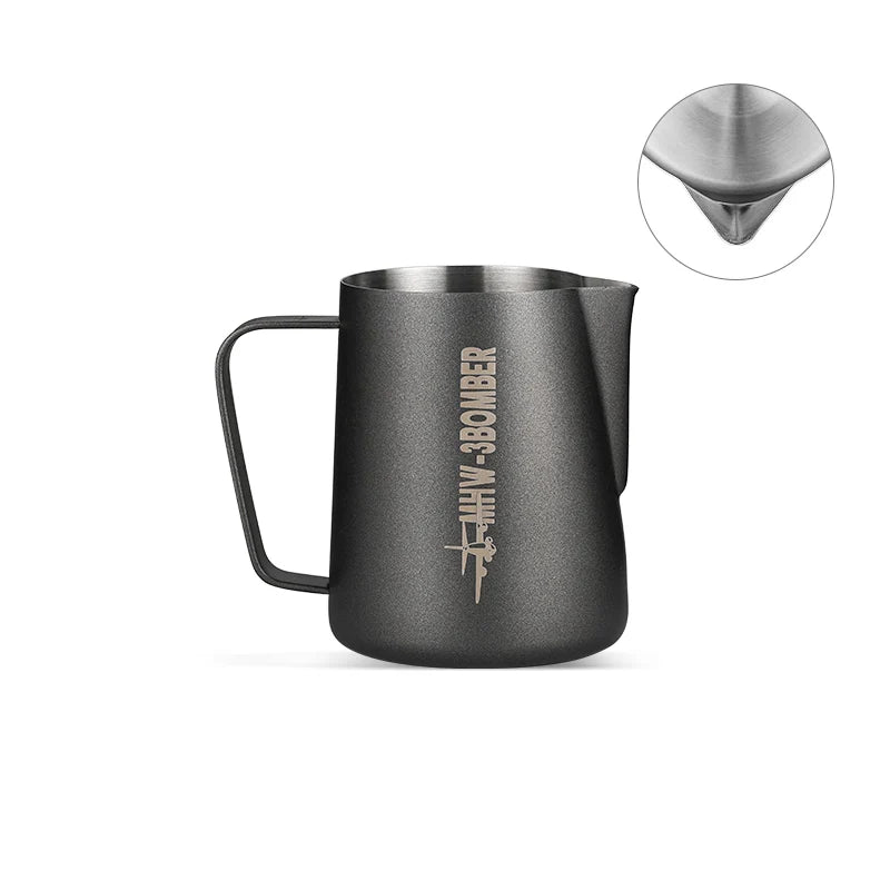 MHW-Milk pitcher 3.0- Matte Black-Round spout