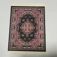 Persian woven flower carpet small coaste