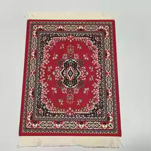 Persian woven flower carpet small coaste