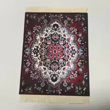 Persian woven flower carpet small coaste