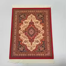 Persian woven flower carpet small coaste
