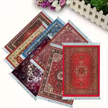 Persian woven flower carpet small coaste
