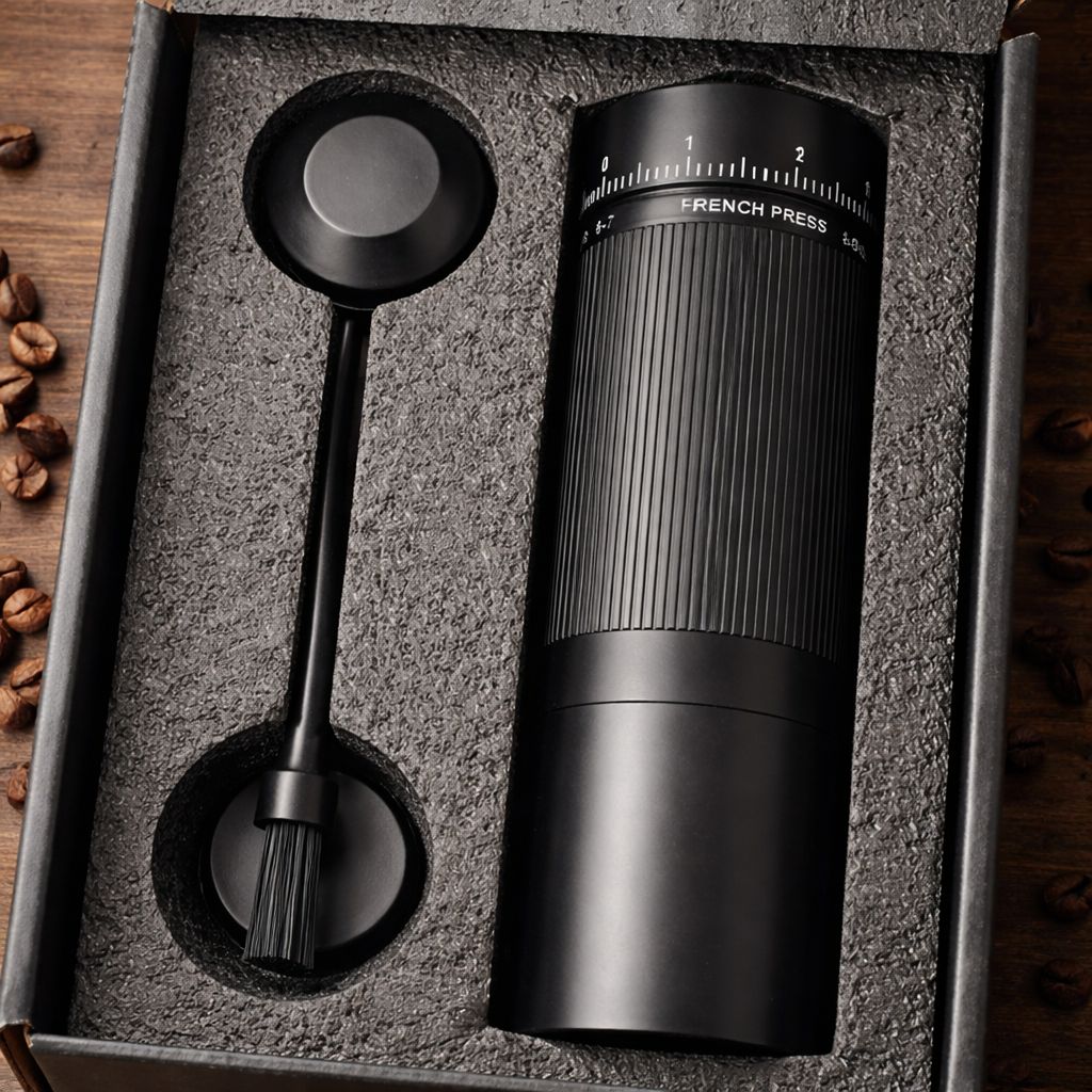 Manual Coffee Grinder stow design