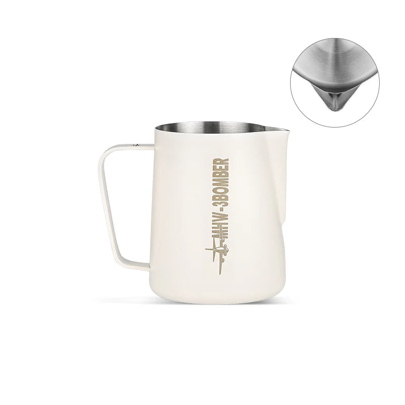 MHW-Milk pitcher 3.0 - White- Round spout