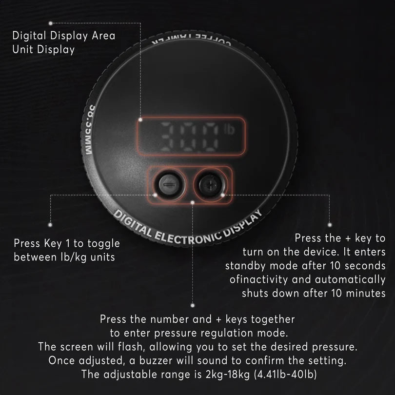 Muvna - ELECTRONIC COFFEE TAMPER