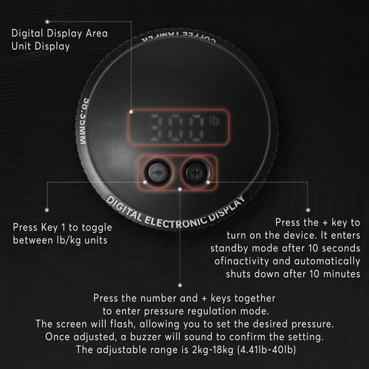 Muvna - ELECTRONIC COFFEE TAMPER