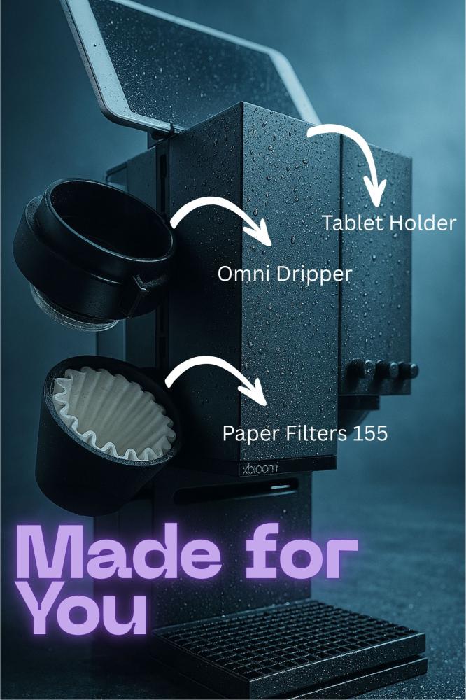 أربع قطع ملحقات مع القاعده - BloomStation |نظام الترتيب الجانبي لـ xBloom