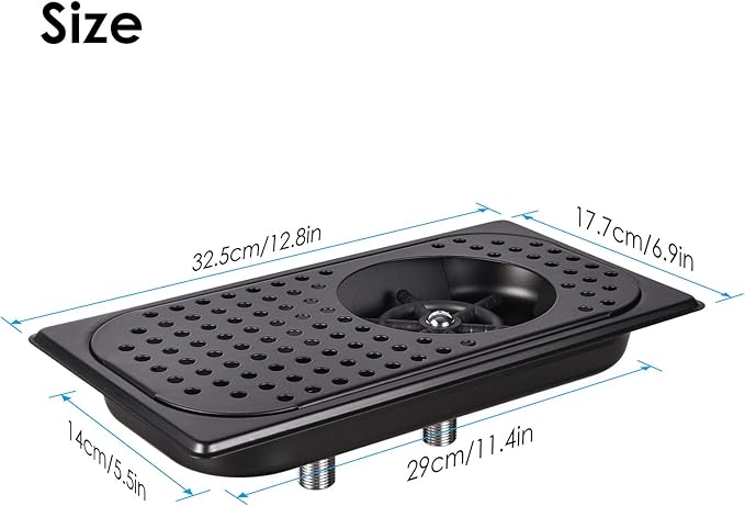 Rinser with Side Spray black