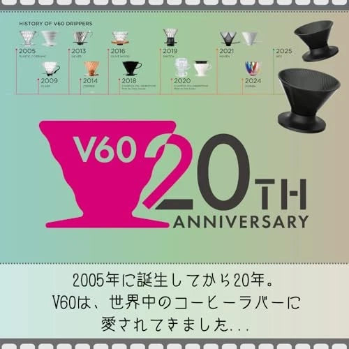 Hario V60 Coffee Dripper NEO 02 Black